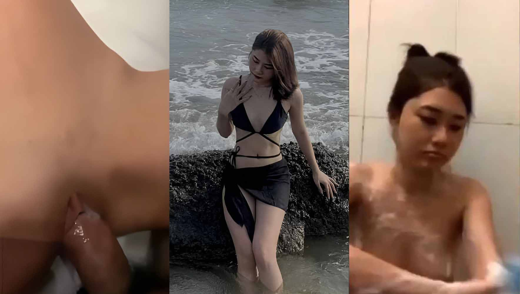 Phuong Anh berlatih membuat bayi gula